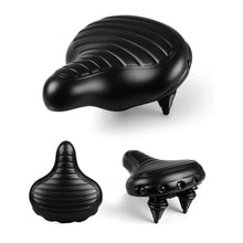 Load image into Gallery viewer, Comfortable Wide Bicycle Saddle