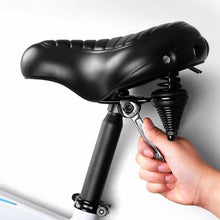 Load image into Gallery viewer, Comfortable Wide Bicycle Saddle