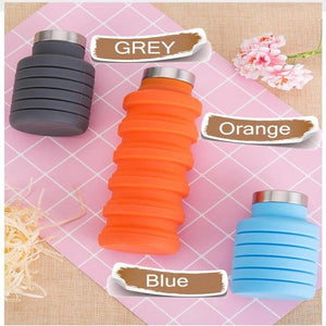 Silicone Lightweight Collapsible Water Bottle